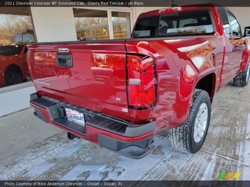 Cherry Red Tintcoat / Jet Black 2021 Chevrolet Colorado WT Extended Cab