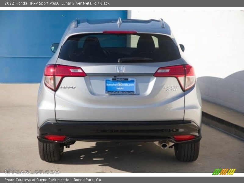 Lunar Silver Metallic / Black 2022 Honda HR-V Sport AWD