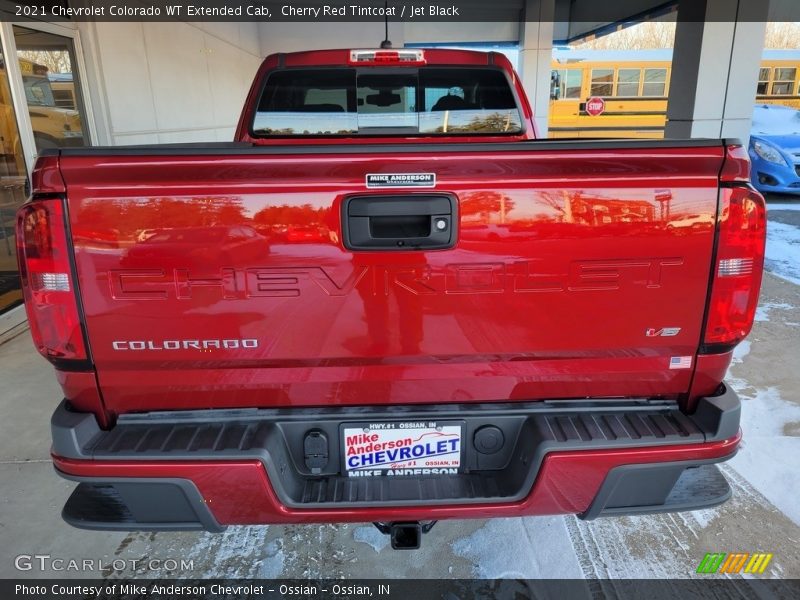 Cherry Red Tintcoat / Jet Black 2021 Chevrolet Colorado WT Extended Cab