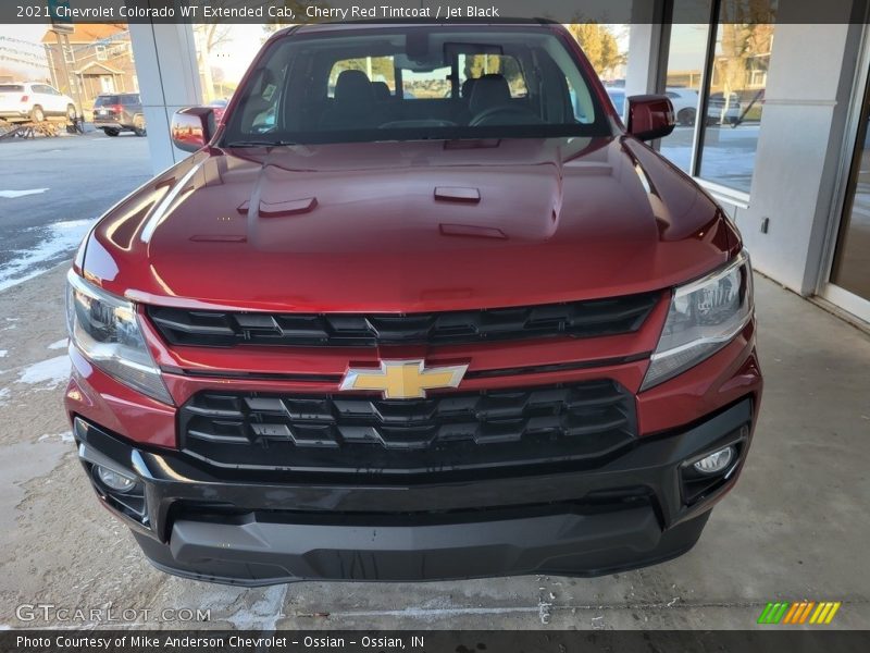 Cherry Red Tintcoat / Jet Black 2021 Chevrolet Colorado WT Extended Cab