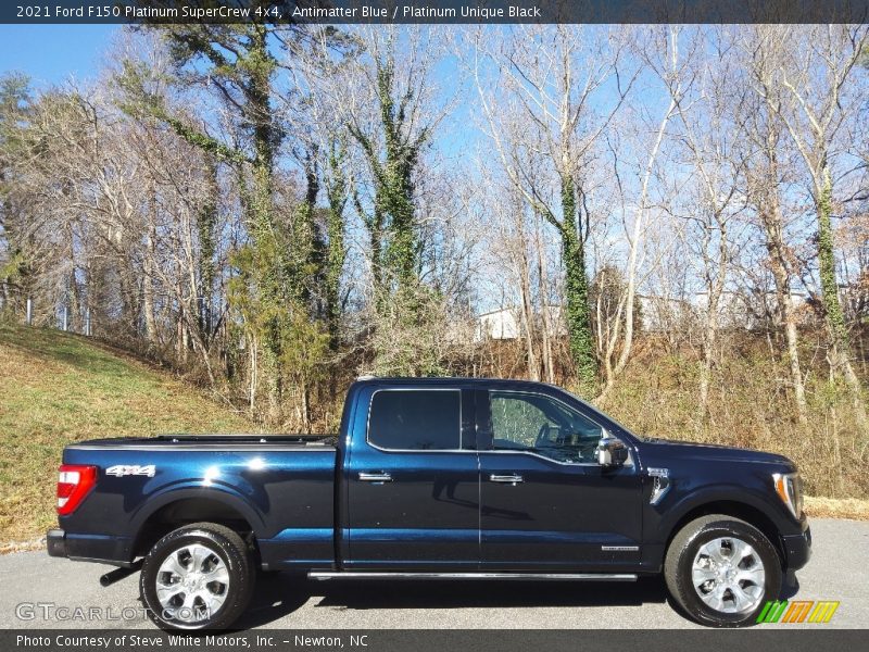  2021 F150 Platinum SuperCrew 4x4 Antimatter Blue