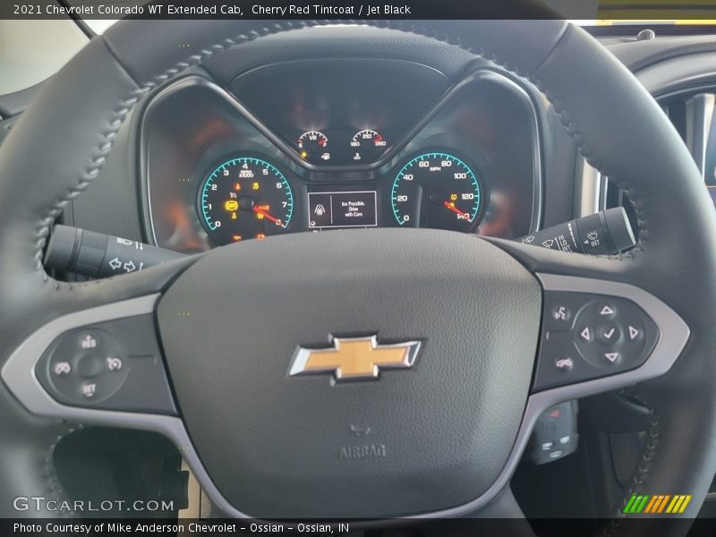 Cherry Red Tintcoat / Jet Black 2021 Chevrolet Colorado WT Extended Cab