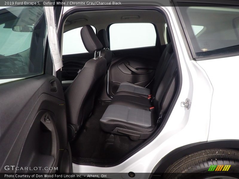 Oxford White / Chromite Gray/Charcoal Black 2019 Ford Escape S