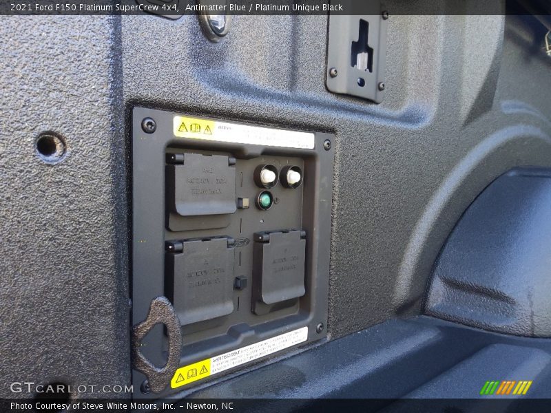 Antimatter Blue / Platinum Unique Black 2021 Ford F150 Platinum SuperCrew 4x4
