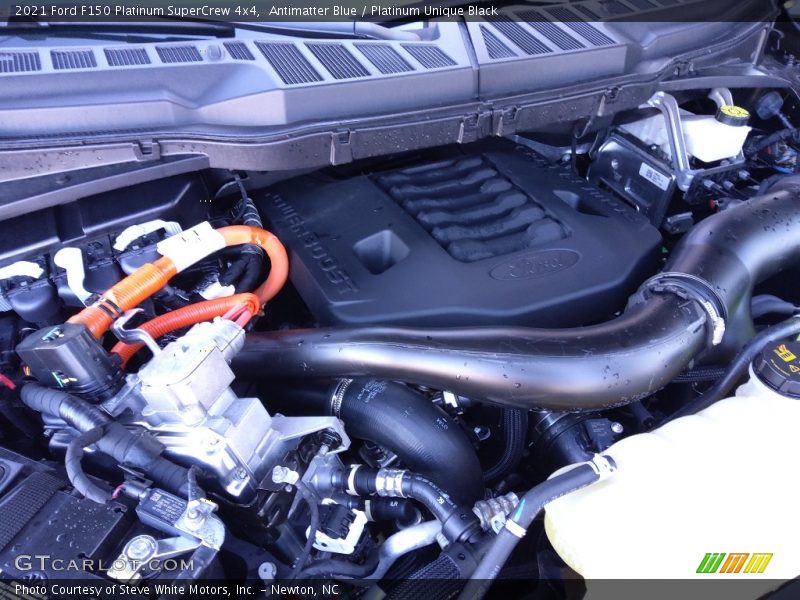 Antimatter Blue / Platinum Unique Black 2021 Ford F150 Platinum SuperCrew 4x4