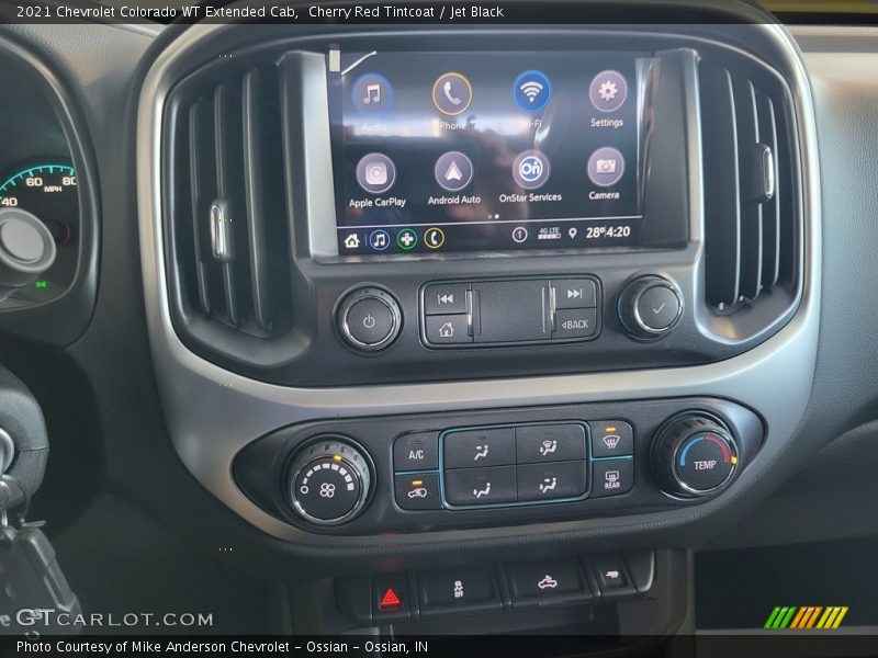 Cherry Red Tintcoat / Jet Black 2021 Chevrolet Colorado WT Extended Cab