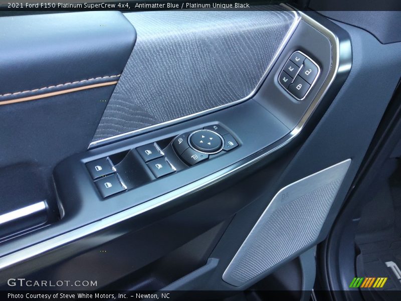 Antimatter Blue / Platinum Unique Black 2021 Ford F150 Platinum SuperCrew 4x4