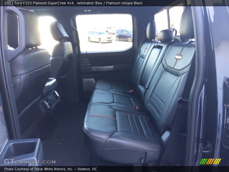Antimatter Blue / Platinum Unique Black 2021 Ford F150 Platinum SuperCrew 4x4