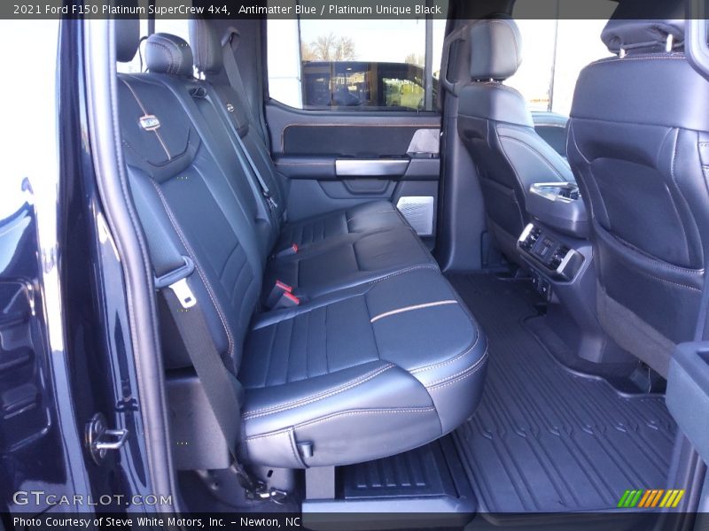 Antimatter Blue / Platinum Unique Black 2021 Ford F150 Platinum SuperCrew 4x4