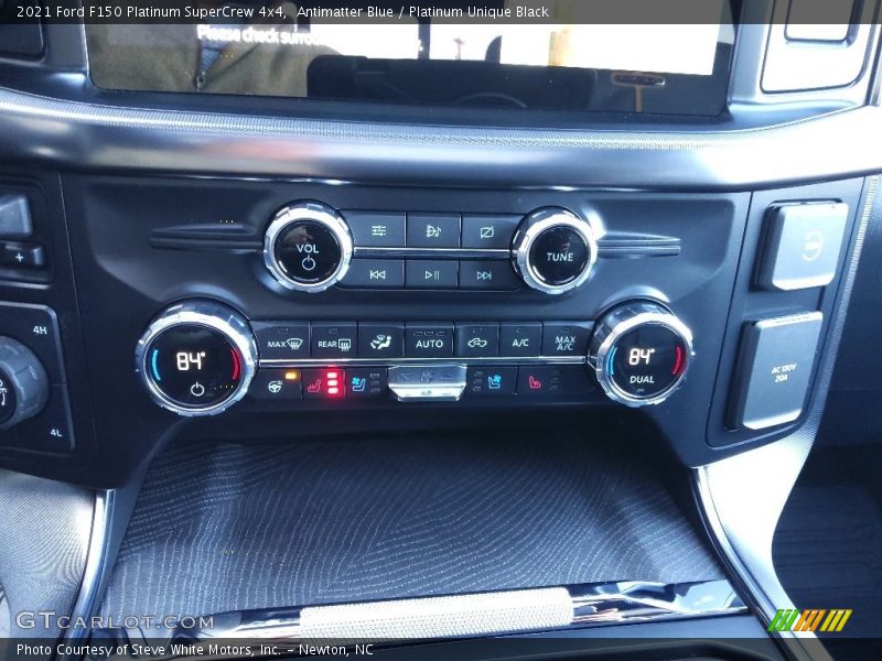 Antimatter Blue / Platinum Unique Black 2021 Ford F150 Platinum SuperCrew 4x4