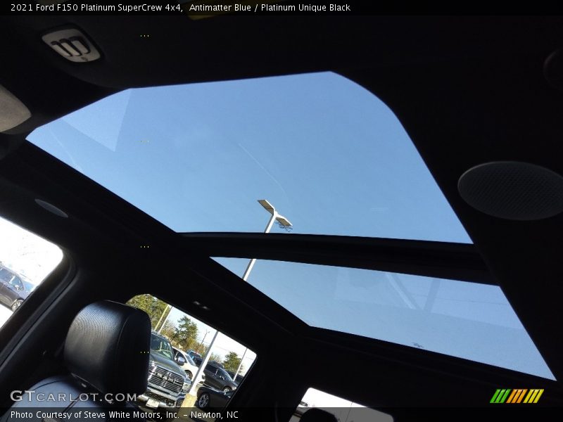 Antimatter Blue / Platinum Unique Black 2021 Ford F150 Platinum SuperCrew 4x4