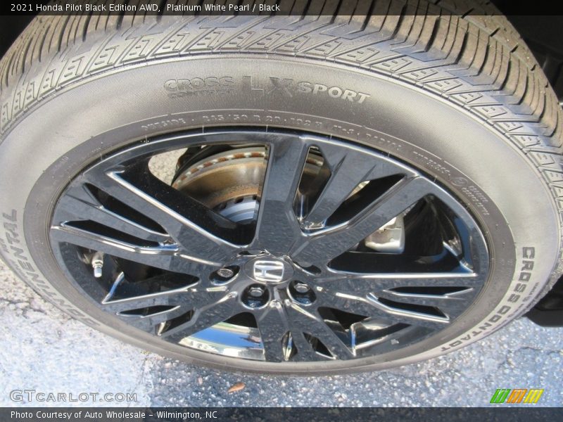 Platinum White Pearl / Black 2021 Honda Pilot Black Edition AWD