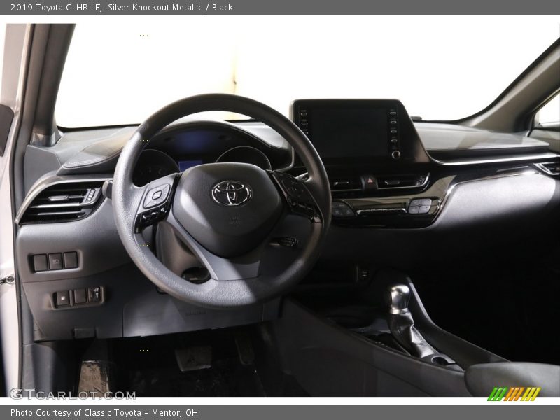 Silver Knockout Metallic / Black 2019 Toyota C-HR LE