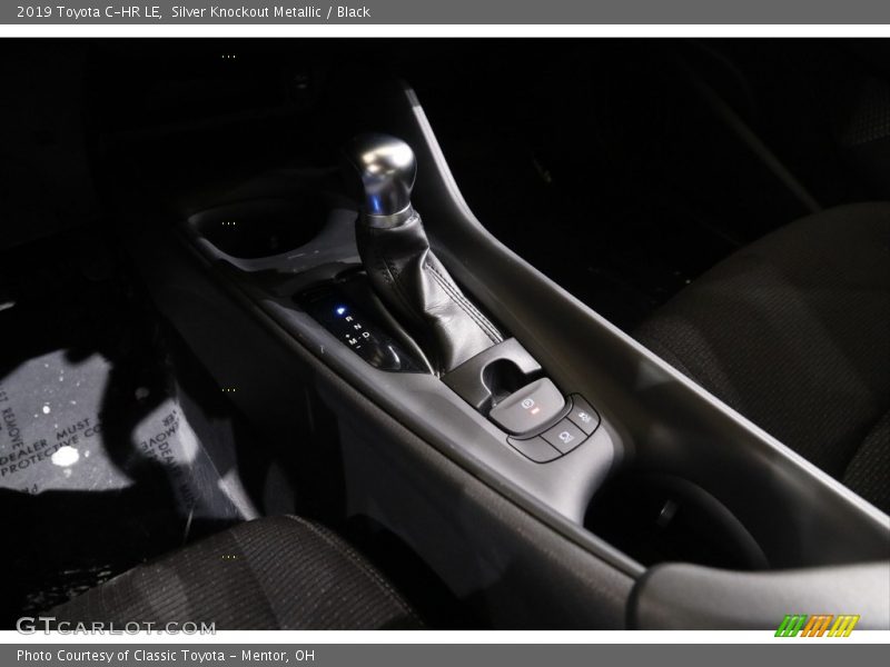 Silver Knockout Metallic / Black 2019 Toyota C-HR LE