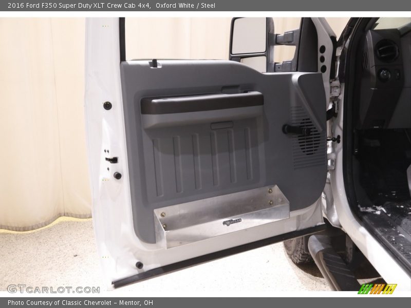 Oxford White / Steel 2016 Ford F350 Super Duty XLT Crew Cab 4x4