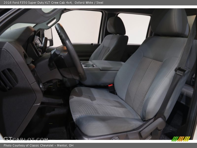 Oxford White / Steel 2016 Ford F350 Super Duty XLT Crew Cab 4x4