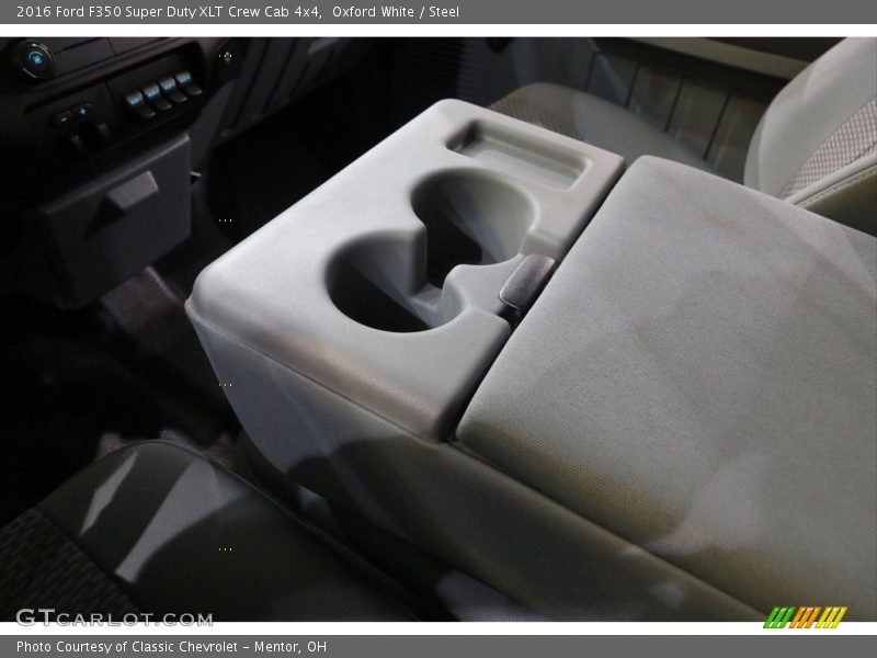 Oxford White / Steel 2016 Ford F350 Super Duty XLT Crew Cab 4x4