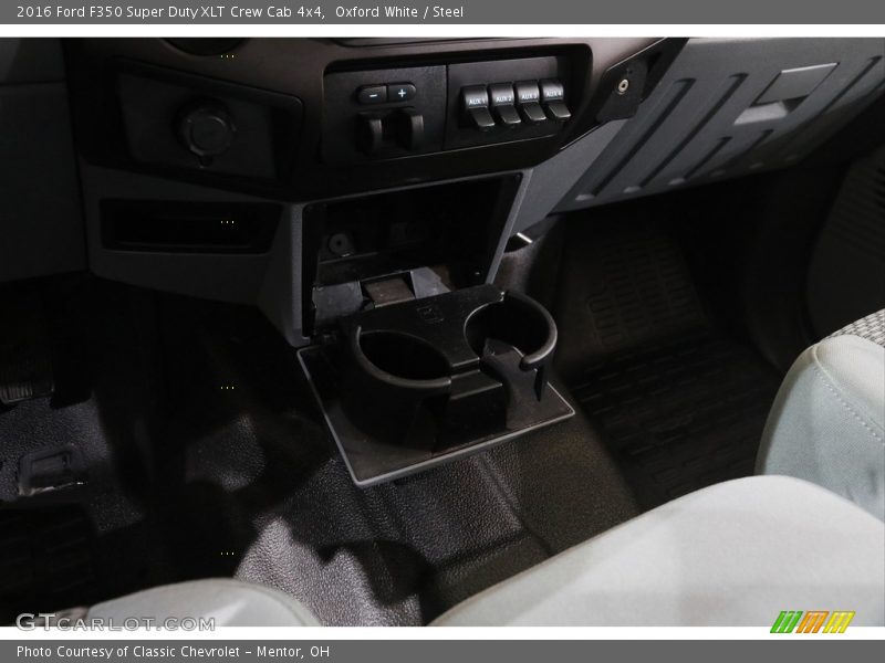 Oxford White / Steel 2016 Ford F350 Super Duty XLT Crew Cab 4x4