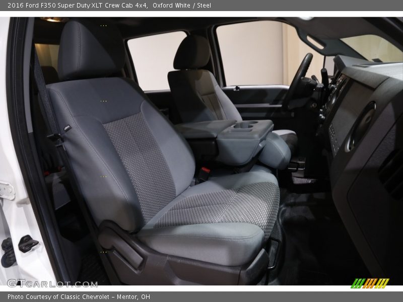 Oxford White / Steel 2016 Ford F350 Super Duty XLT Crew Cab 4x4