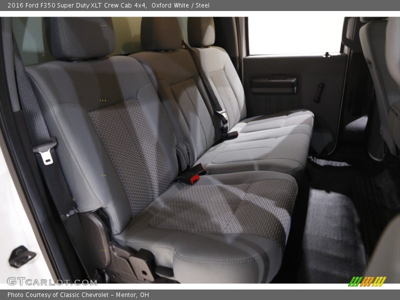 Oxford White / Steel 2016 Ford F350 Super Duty XLT Crew Cab 4x4