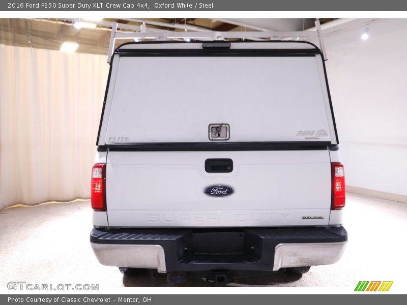 Oxford White / Steel 2016 Ford F350 Super Duty XLT Crew Cab 4x4