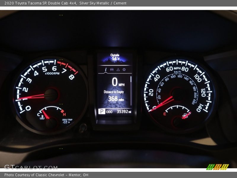 Silver Sky Metallic / Cement 2020 Toyota Tacoma SR Double Cab 4x4
