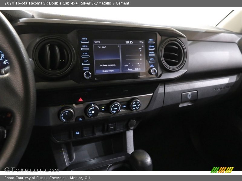 Silver Sky Metallic / Cement 2020 Toyota Tacoma SR Double Cab 4x4