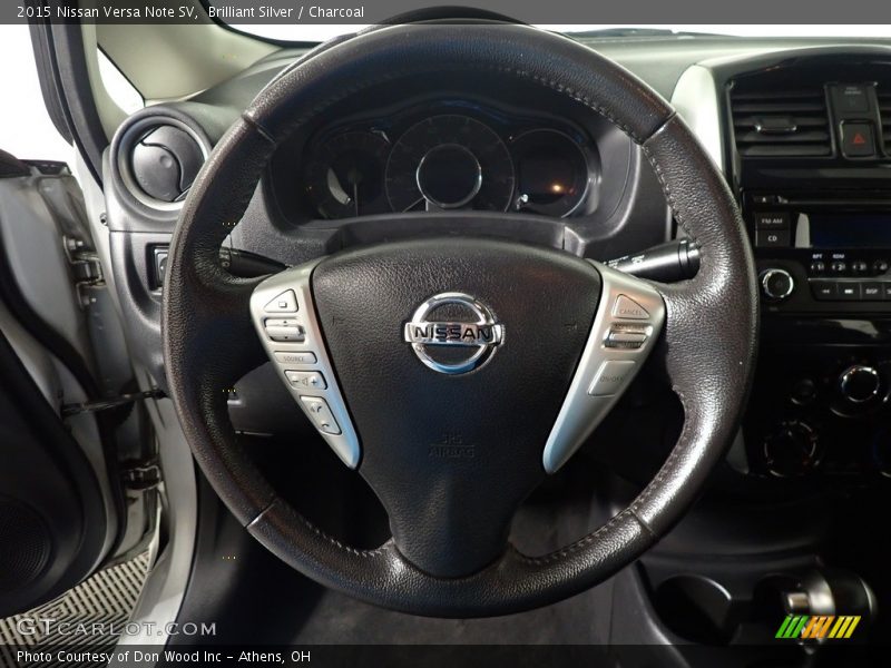 Brilliant Silver / Charcoal 2015 Nissan Versa Note SV