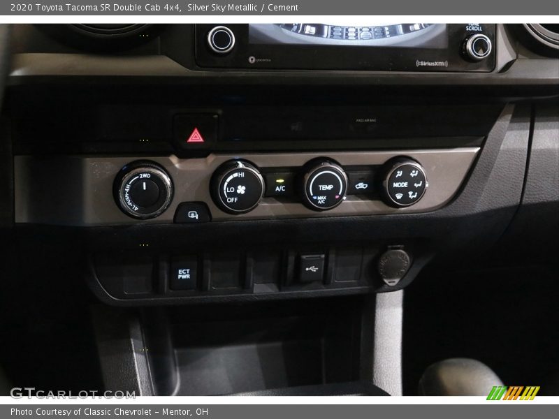 Silver Sky Metallic / Cement 2020 Toyota Tacoma SR Double Cab 4x4