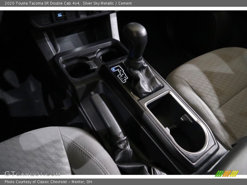 Silver Sky Metallic / Cement 2020 Toyota Tacoma SR Double Cab 4x4