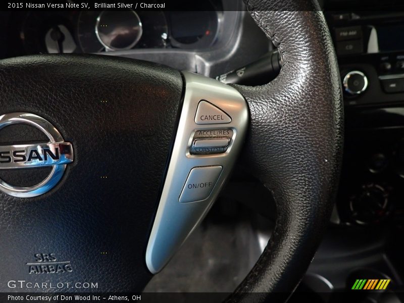 Brilliant Silver / Charcoal 2015 Nissan Versa Note SV