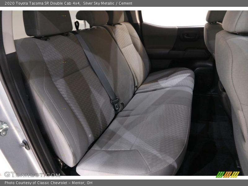 Silver Sky Metallic / Cement 2020 Toyota Tacoma SR Double Cab 4x4