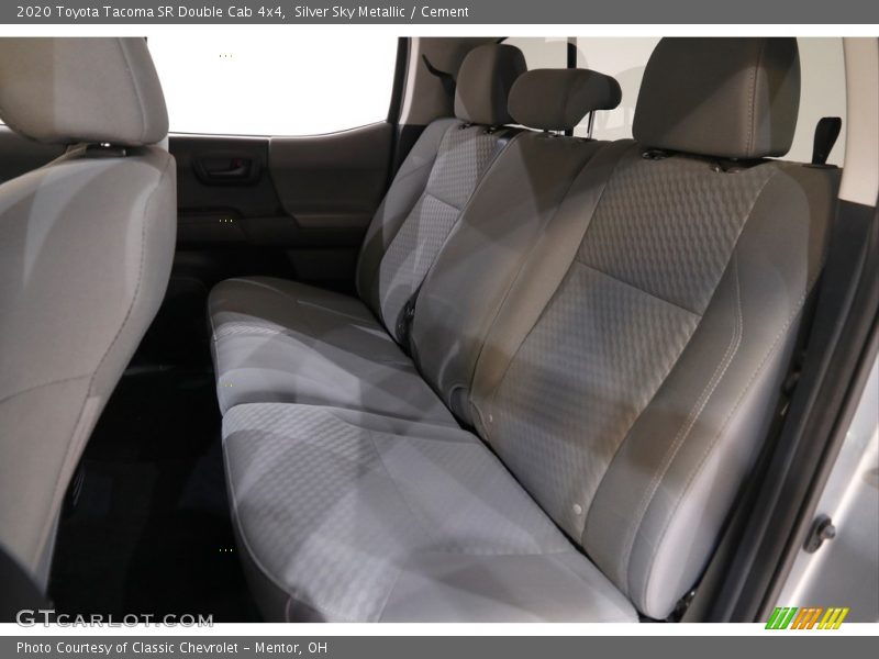 Silver Sky Metallic / Cement 2020 Toyota Tacoma SR Double Cab 4x4
