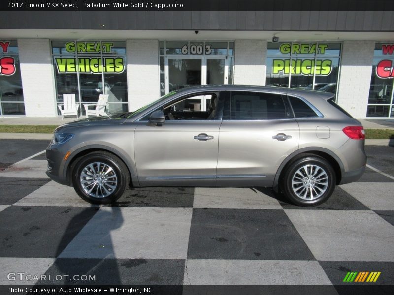 Palladium White Gold / Cappuccino 2017 Lincoln MKX Select