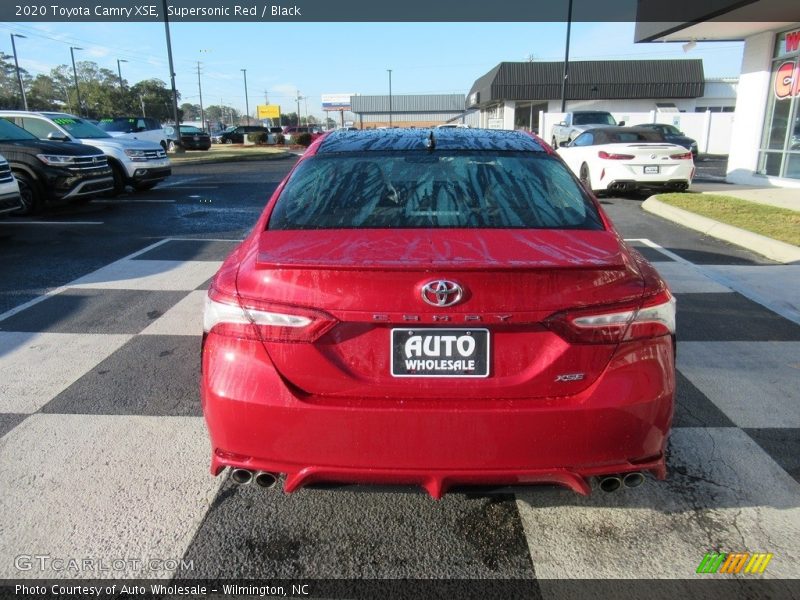 Supersonic Red / Black 2020 Toyota Camry XSE