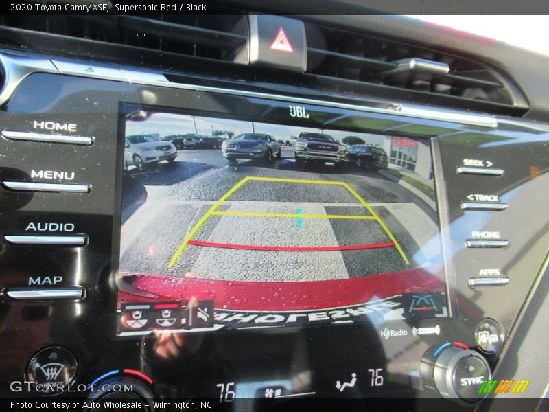 Supersonic Red / Black 2020 Toyota Camry XSE