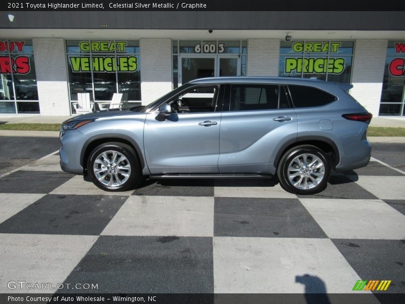 Celestial Silver Metallic / Graphite 2021 Toyota Highlander Limited
