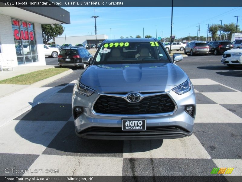 Celestial Silver Metallic / Graphite 2021 Toyota Highlander Limited