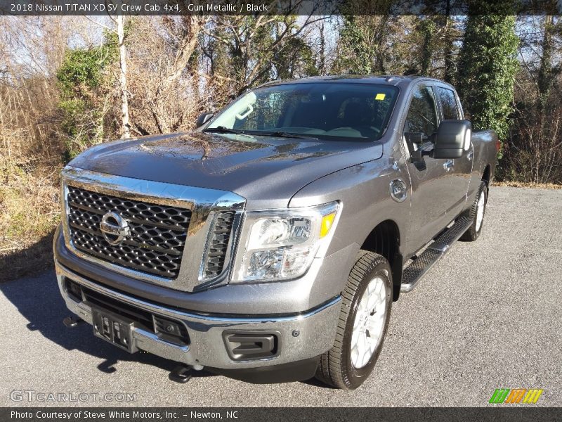 Gun Metallic / Black 2018 Nissan TITAN XD SV Crew Cab 4x4