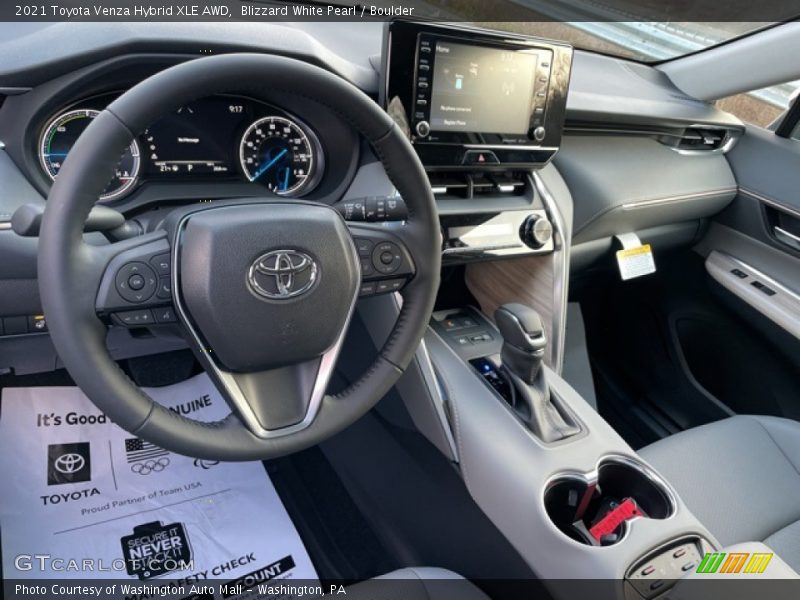  2021 Venza Hybrid XLE AWD Boulder Interior