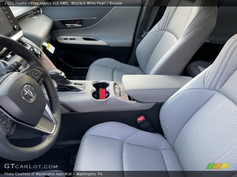 Front Seat of 2021 Venza Hybrid XLE AWD