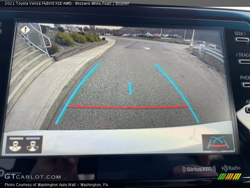 Blizzard White Pearl / Boulder 2021 Toyota Venza Hybrid XLE AWD
