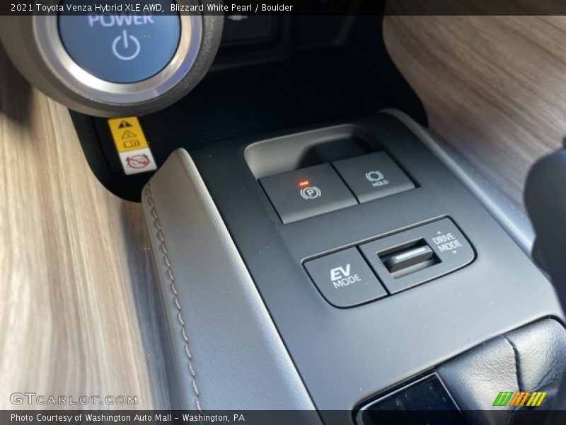 Controls of 2021 Venza Hybrid XLE AWD