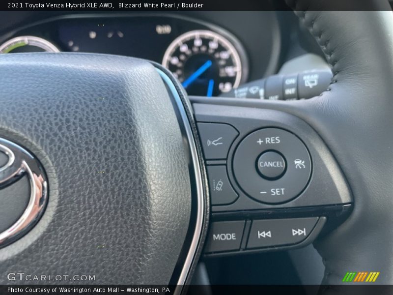 Controls of 2021 Venza Hybrid XLE AWD