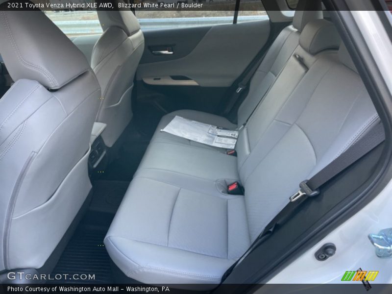 Rear Seat of 2021 Venza Hybrid XLE AWD