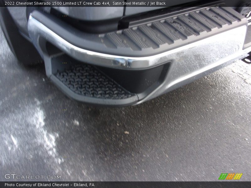 Satin Steel Metallic / Jet Black 2022 Chevrolet Silverado 1500 Limited LT Crew Cab 4x4