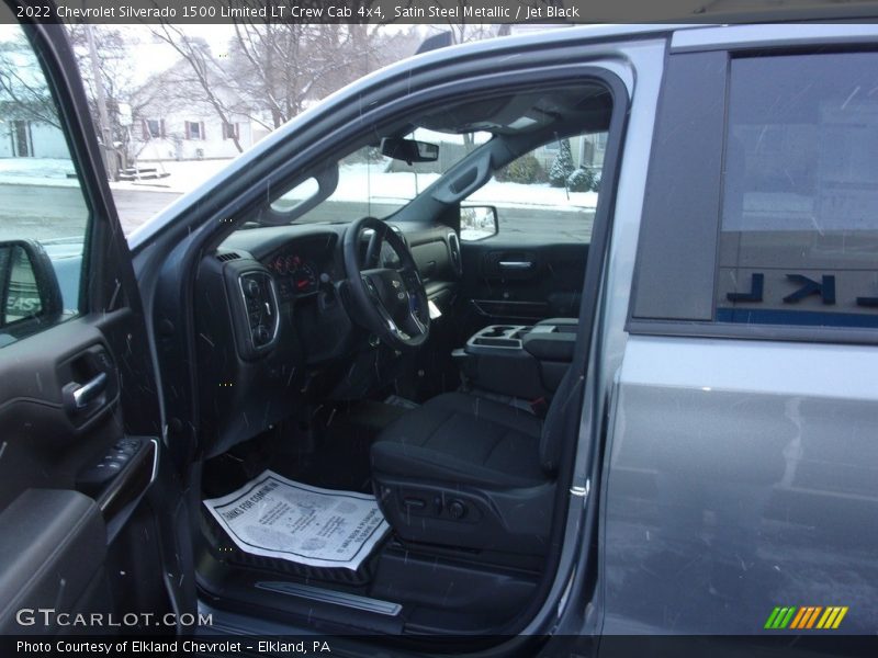 Satin Steel Metallic / Jet Black 2022 Chevrolet Silverado 1500 Limited LT Crew Cab 4x4