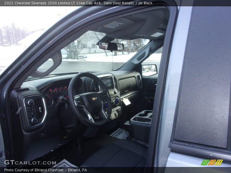 Satin Steel Metallic / Jet Black 2022 Chevrolet Silverado 1500 Limited LT Crew Cab 4x4