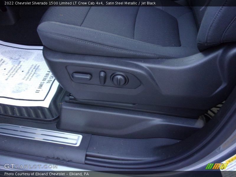 Satin Steel Metallic / Jet Black 2022 Chevrolet Silverado 1500 Limited LT Crew Cab 4x4