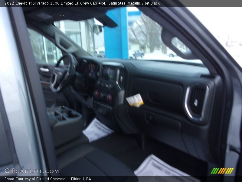 Satin Steel Metallic / Jet Black 2022 Chevrolet Silverado 1500 Limited LT Crew Cab 4x4